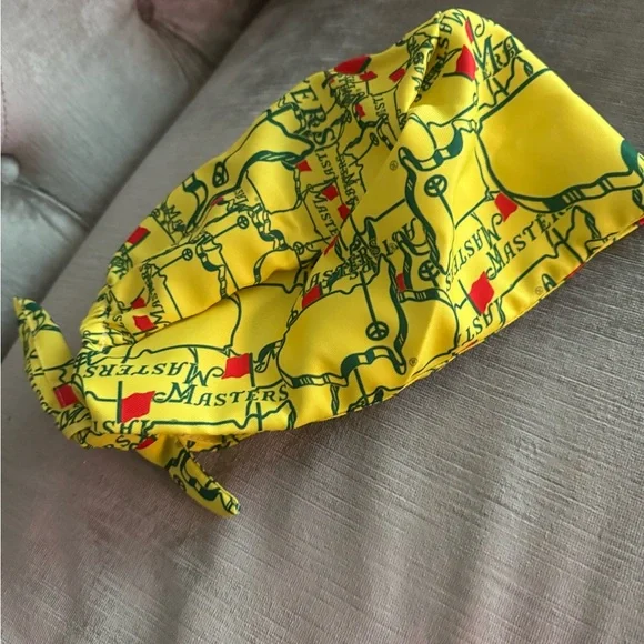 Masters Surgical hat with Green and Red Designs. - Picture 5 of 6